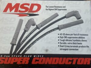 MSD 8.5mm 90deg plug wire set